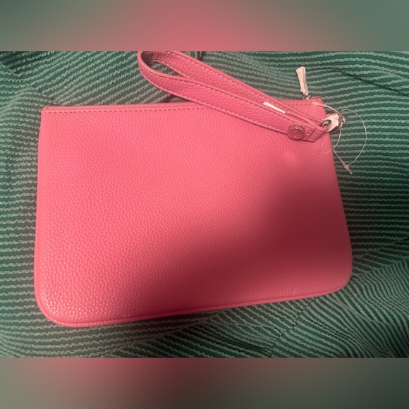 Thirty-One Pink Wristlet with Penguin Design - Picture 2 of 5